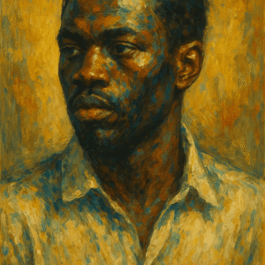 Silent Strength – Abstract Figurative Portrait